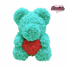 Load image into Gallery viewer, Forever Rose Bear with heart (Medium)

