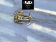 Style: Dimond layered ring